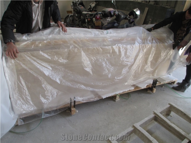 Absolute Beige Marble Slabs Pattern Tiles Flooring