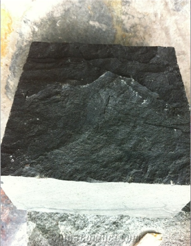 Austral Black Basalt Cubes Cube Stone Paver Cobble