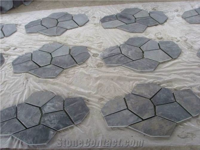 China Apricot Slate Clay Brick Cladding Wall Stone