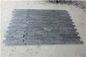 China Apricot Slate Clay Brick Cladding Wall Stone