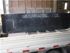 Fujian Black Granite Countertops Worktops Tops
