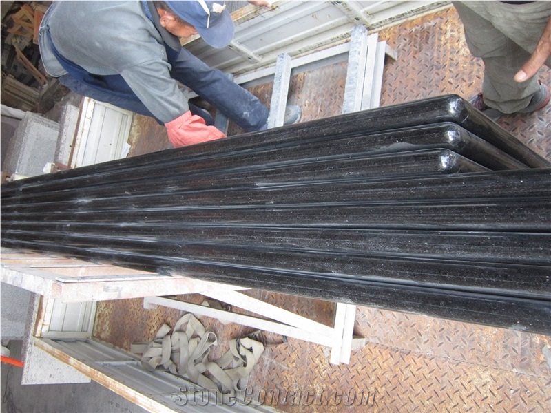 Fujian Black Granite Countertops Worktops Tops
