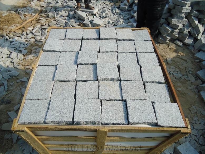 G603 Granite Cubes Stone Pavers Setts Cobble