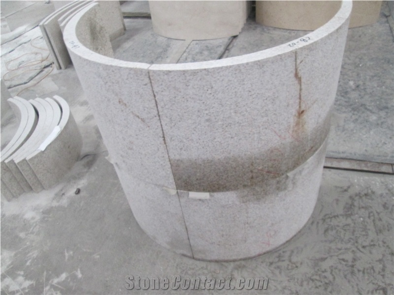 New G602 Granite Arc Panels Cladding Honeycomb