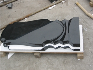Palma Black Granite Gravestone Monument Headstone