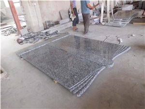 Seawave White Granite Slant Grave Stone Book Shape