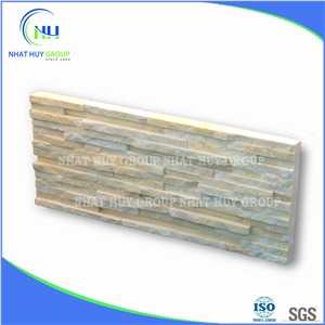Yellow Marble Split Wall Cladding Tile