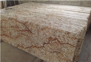 Verniz Tropical Granite Gangsaw Kitchen Slab