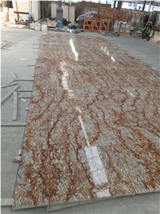 Verniz Tropical Granite Gangsaw Kitchen Slab