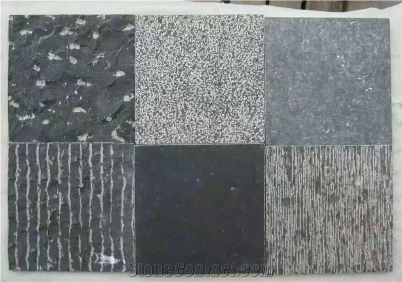 Chinese Black Limestone Tiles