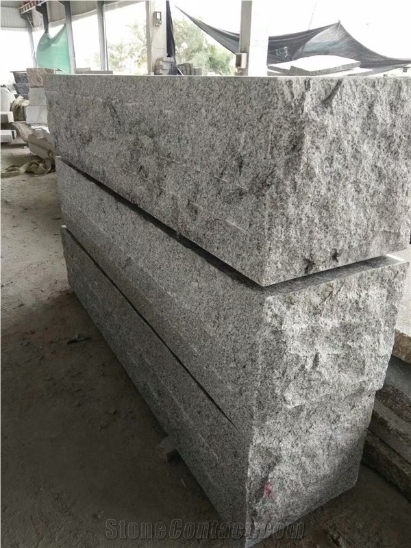Chinese Natural Grey Granite Stone Bench
