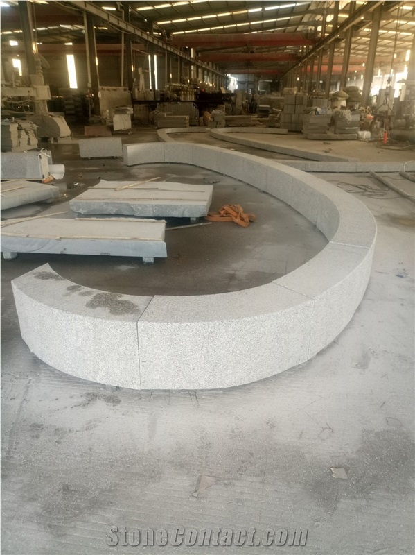 G655 Padang Light Grey Granite Tailor Made Steps