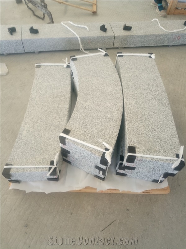 G655 Padang Light Grey Granite Tailor Made Steps