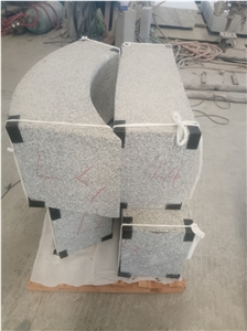 G655 Padang Light Grey Granite Tailor Made Steps