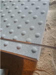 G684 New Black Pearl Basalt Tactile Paving Stone