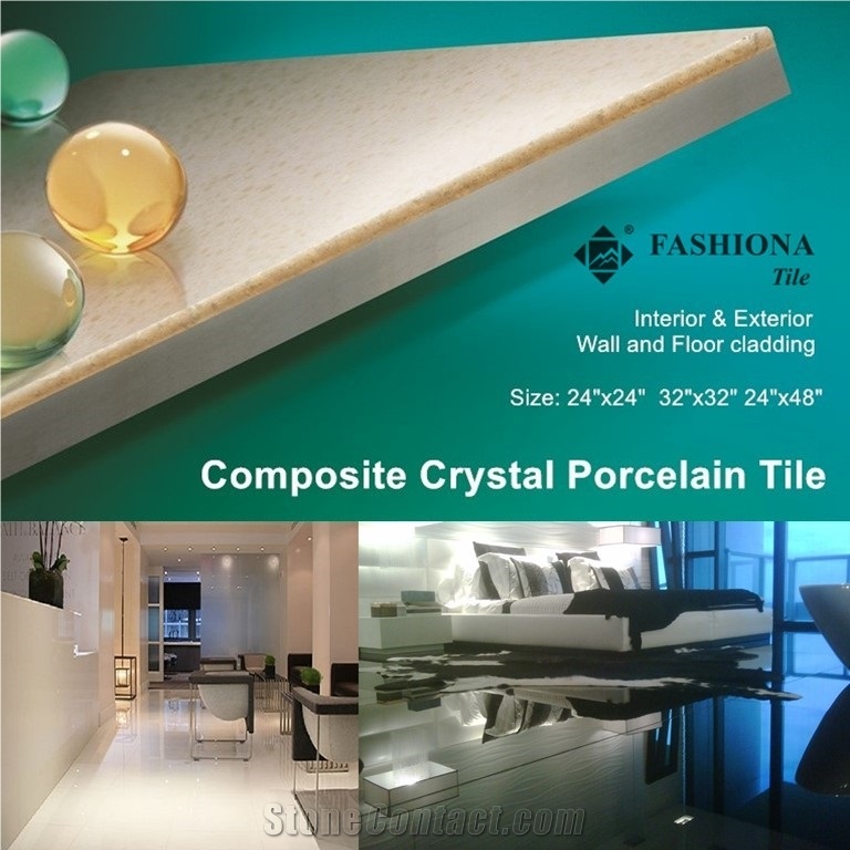 Black & White Microcrystal Porcelain Tiles