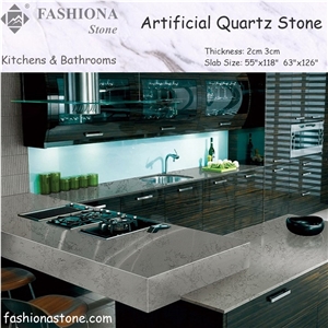 Quartz Surface Kitchen Countertops