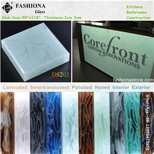 Semi-Translucent Laminated Glass Slab,Tile,Column