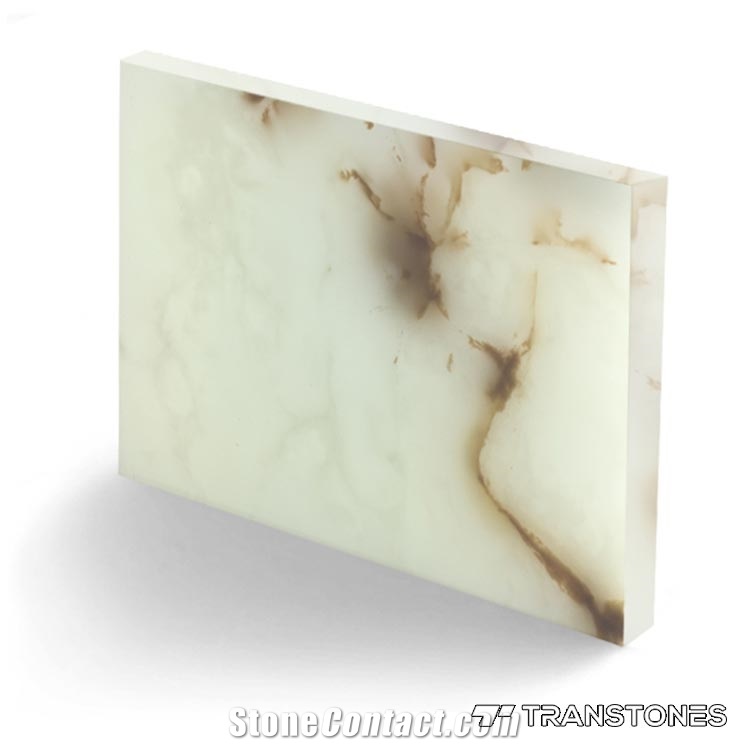 Translucent Alabaster Bar Counter Tablet Top