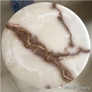Translucent Alabaster Bar Counter Tablet Top