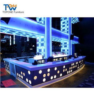 Modern Custom Made Led Acrylic Bar Counter Tops