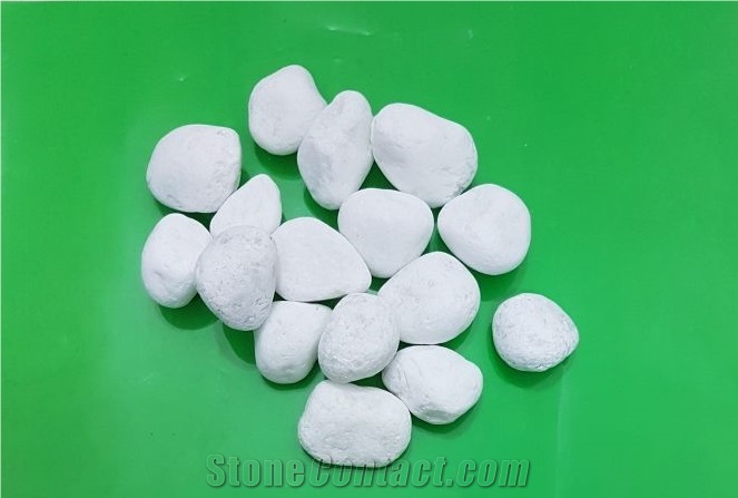 Crystal White Tumbled Stone Pebble