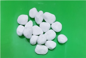 Crystal White Tumbled Stone Pebble Crystal White Tumbled Stone Pebble