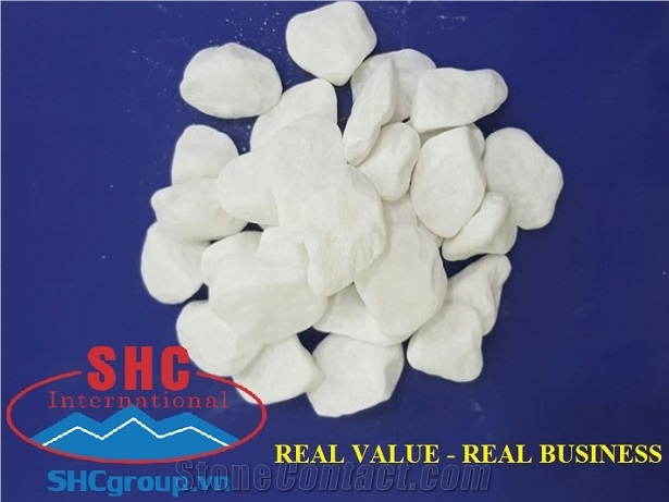Crystal White Tumbled Stone Pebble