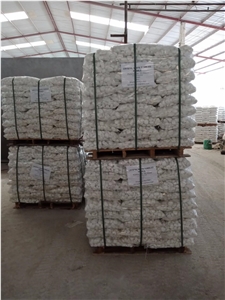 Yen Bai White Marble Pebble Stone