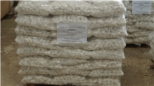 Yen Bai White Marble Pebble Stone
