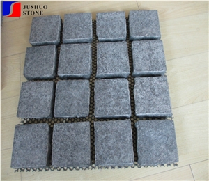 G684 Black Basalt Pavings,Cube Stone,Cobble Pavers
