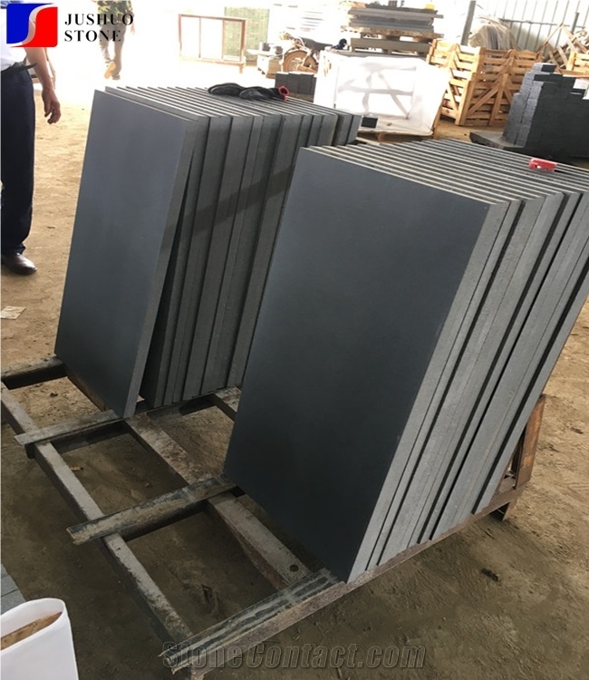 Hainan Grey Andesite Flooring Application Tiles