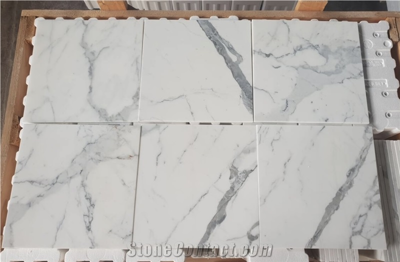 Statuario Statuary Tiles White Marble Carrara