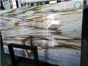 Amarillo Giallo Siena Medio Gold Cheap Marble Slab