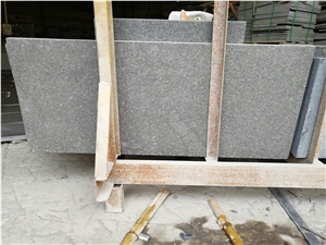 Brushed Balck Granite Flamed Tiles Exterior Pavers