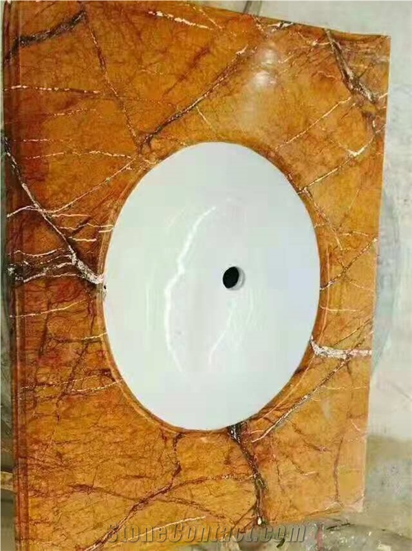 Fancy Oakwood Cafe Brown Marble Slabs Pattern