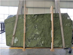 Polished Ming Green Marble Slab Countertops