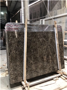 Spain Marron Emperador Marble Slab Flooring Tiles