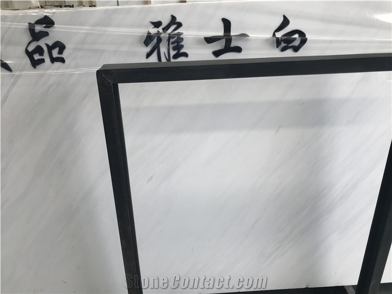 Thassos White Marble Slabs Flooring Wall Tiles