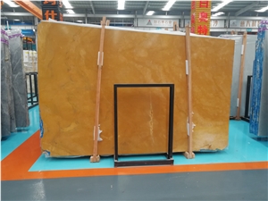Yellow Gold Color Royal Golden Marble Slab Pattern