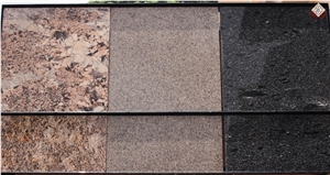 Karu Spotty Granite Blocks, Black Granite (Gabbro)