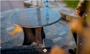 Karu Spotty Granite Blocks, Black Granite (Gabbro)