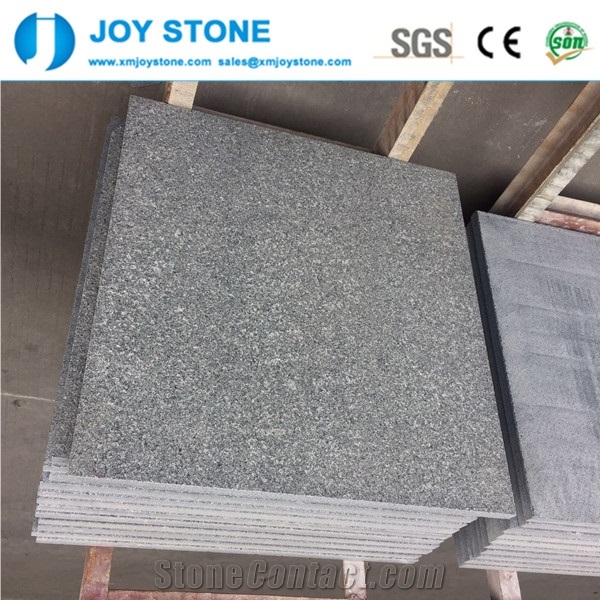 Cheap Pangda Dark Grey G654 Granite Flamed Pavers