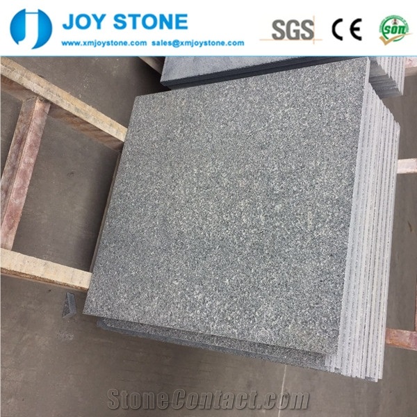 Cheap Pangda Dark Grey G654 Granite Flamed Pavers