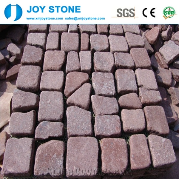 Dayang Red Porphyry Granite Flamed Garden Paver