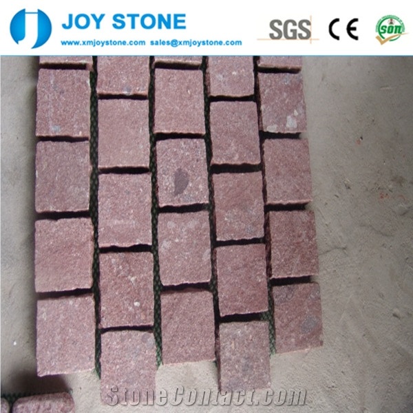 Dayang Red Porphyry Granite Flamed Garden Paver