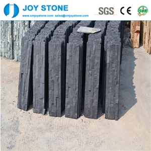 Natural Split Low Price Black Slate Culture Stone