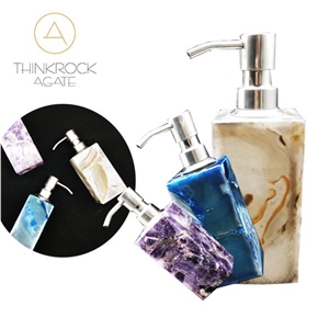 Agate Blue Hand Sanitizer Bottle for Hand Soap