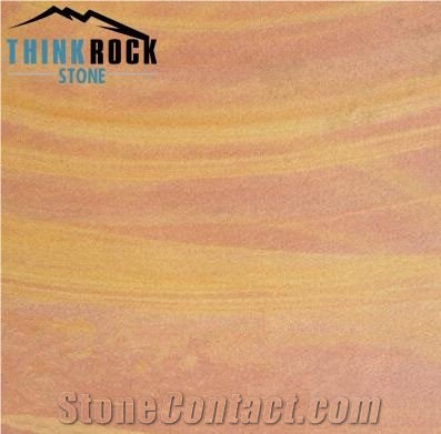 China Red Rainbow Sandstone Tiles & Slabs