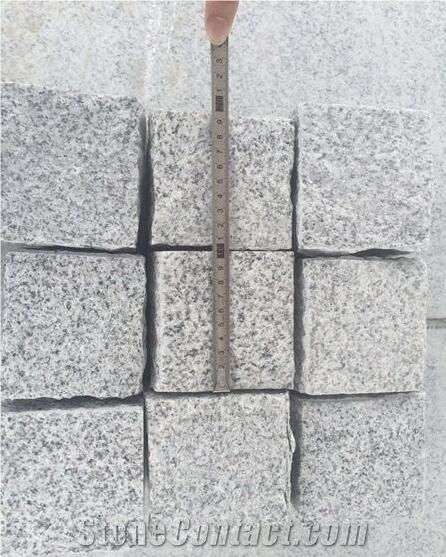 G603 Cobble Stone Natural Spilt Paving Cube Stone